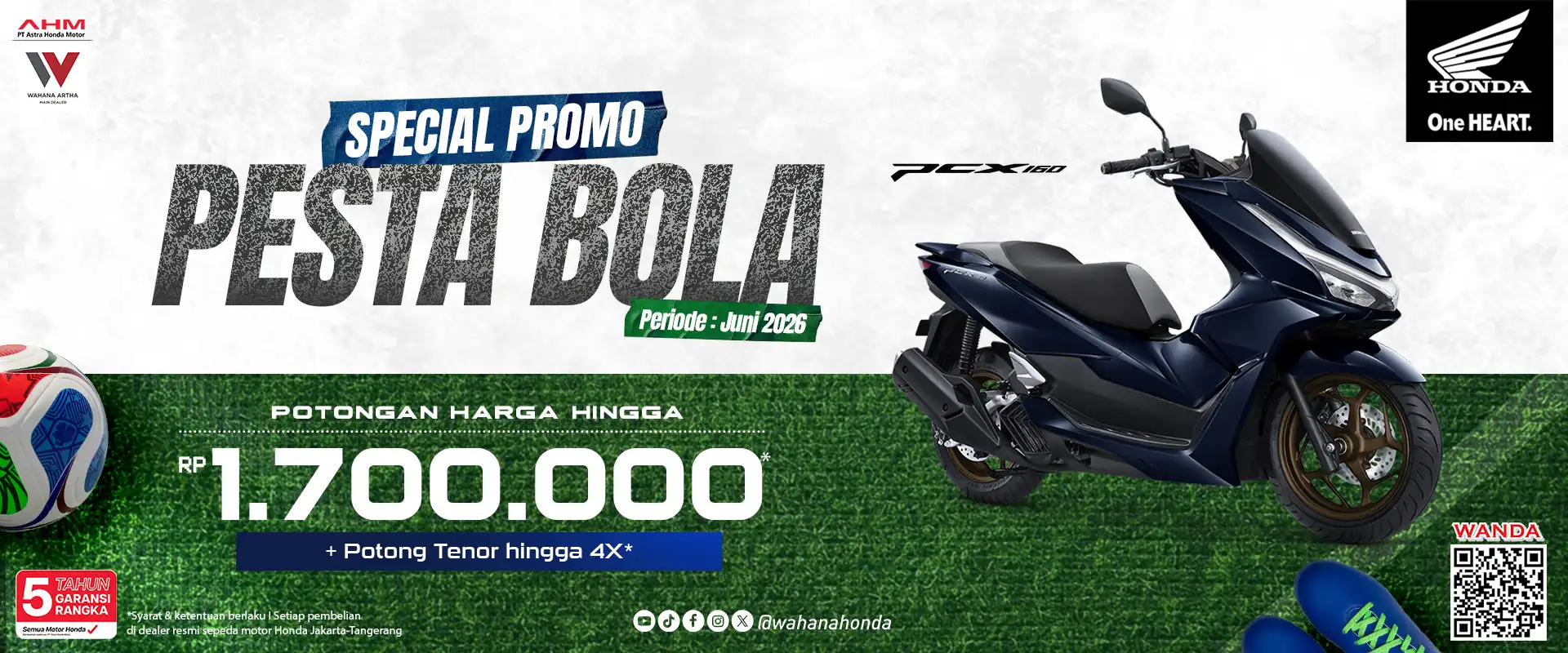 Honda PCX 160 Periode Juni 2026