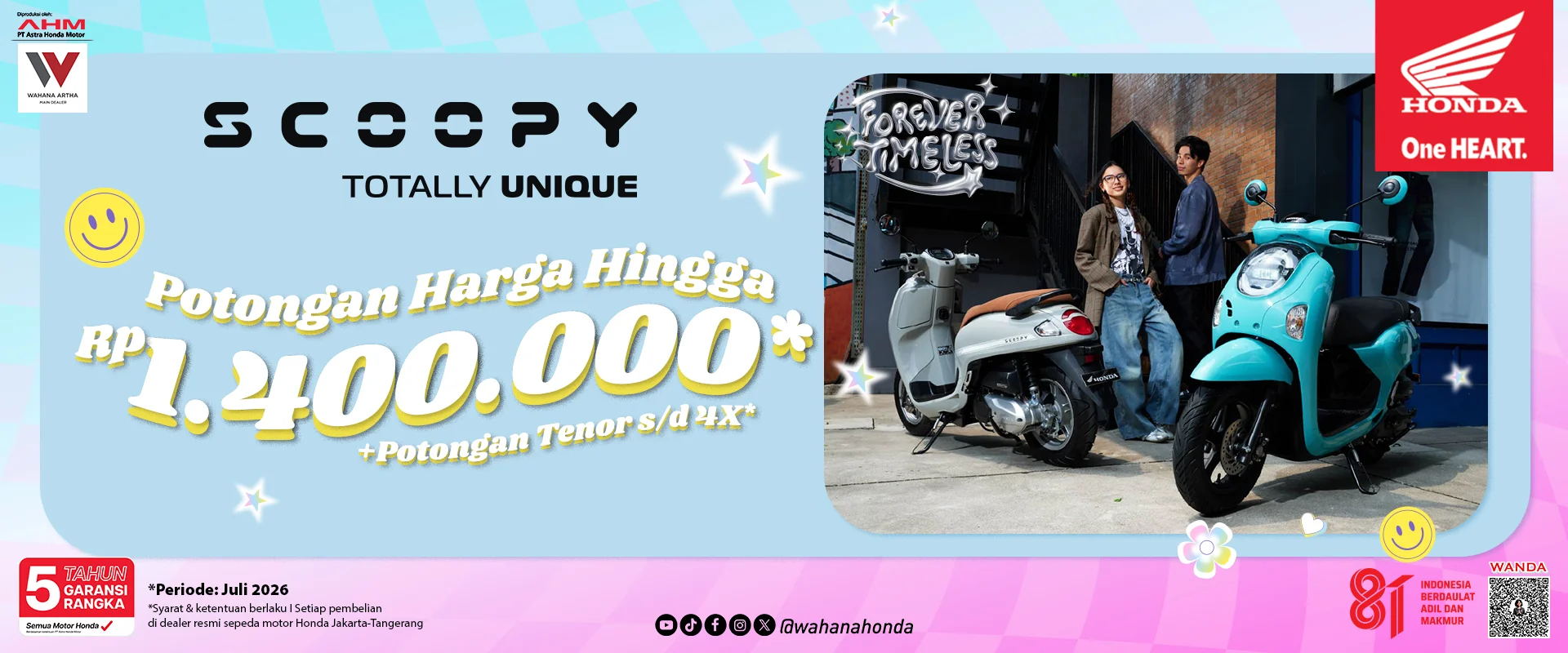 Honda Scoopy Periode Juli 2026