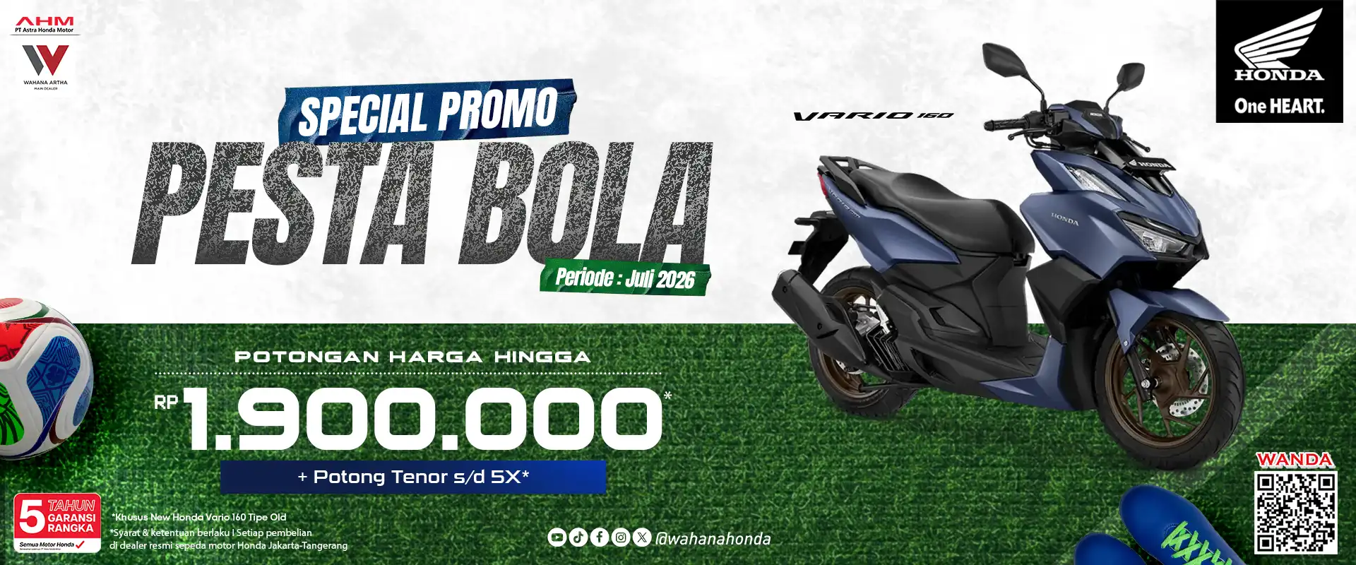 Honda Vario 160 Periode Juli 2026